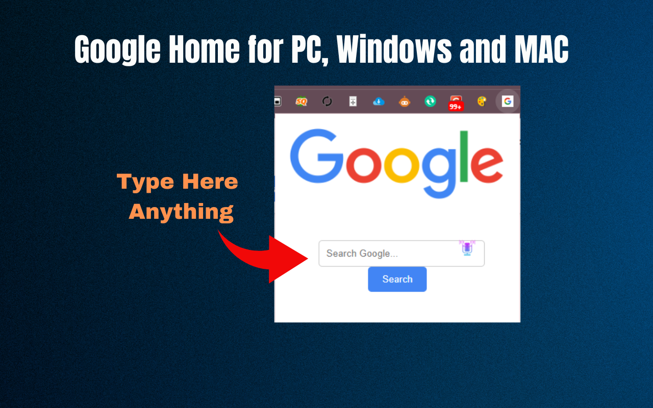 Goggle Home for PC and MAC